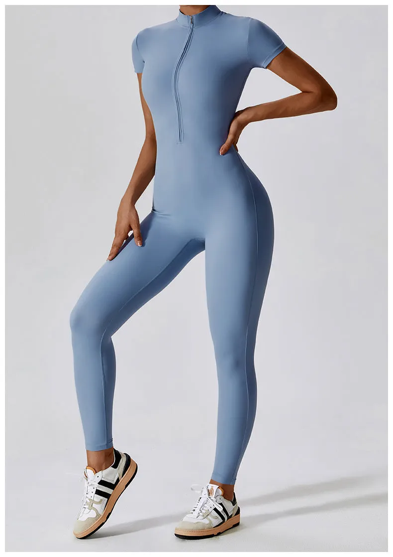 Super Sculpt Short Sleeve Jumpsuit