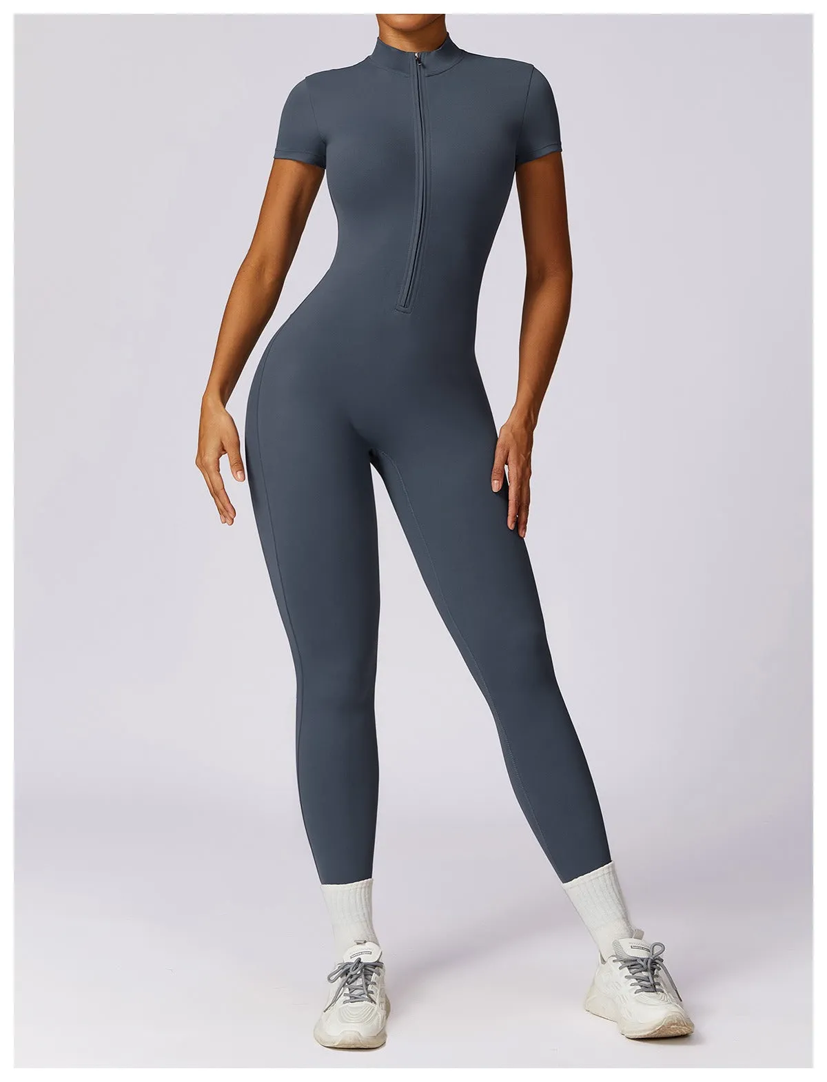 Super Sculpt Short Sleeve Jumpsuit