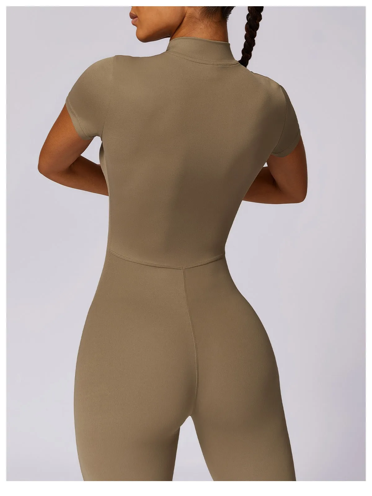 Super Sculpt Short Sleeve Jumpsuit