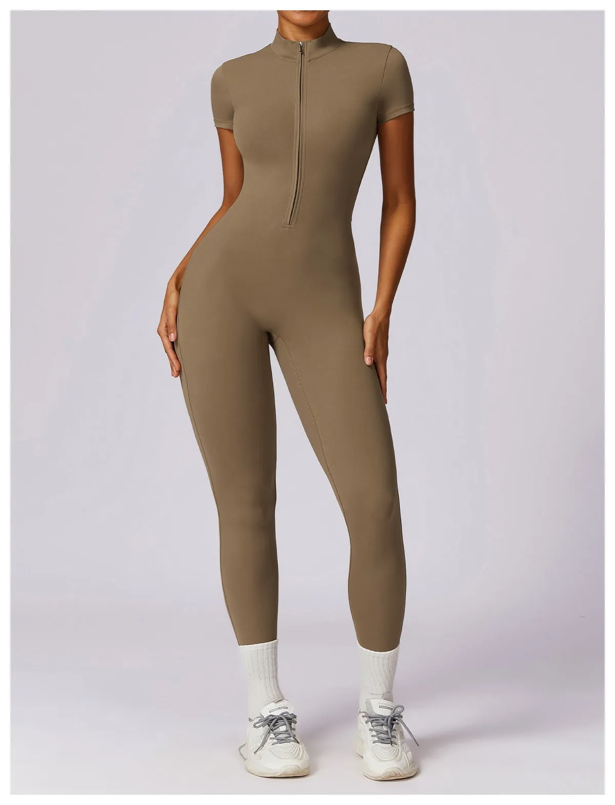 Super Sculpt Short Sleeve Jumpsuit