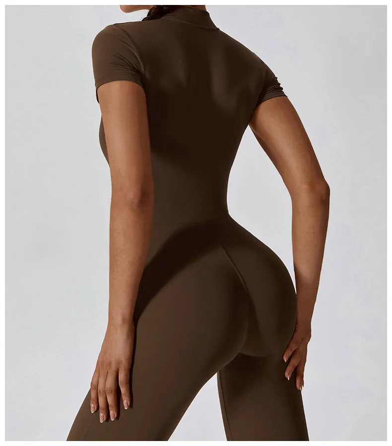 Super Sculpt Short Sleeve Jumpsuit