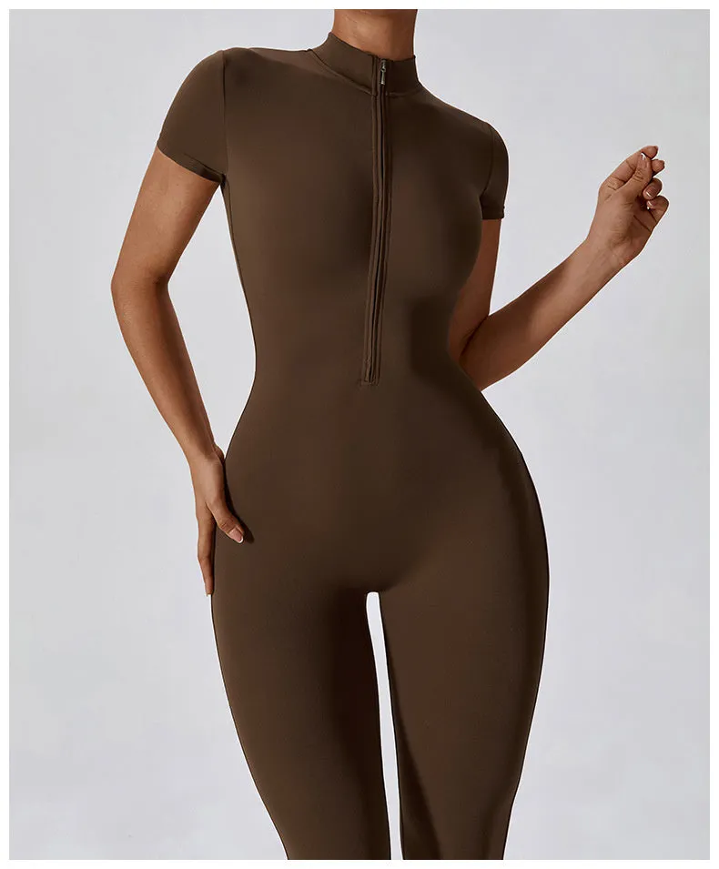 Super Sculpt Short Sleeve Jumpsuit