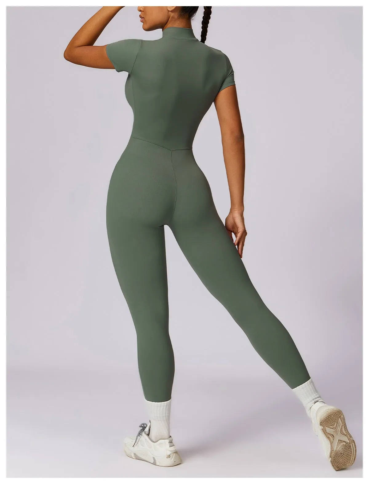 Super Sculpt Short Sleeve Jumpsuit