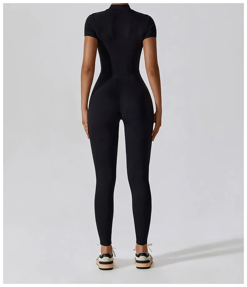 Super Sculpt Short Sleeve Jumpsuit