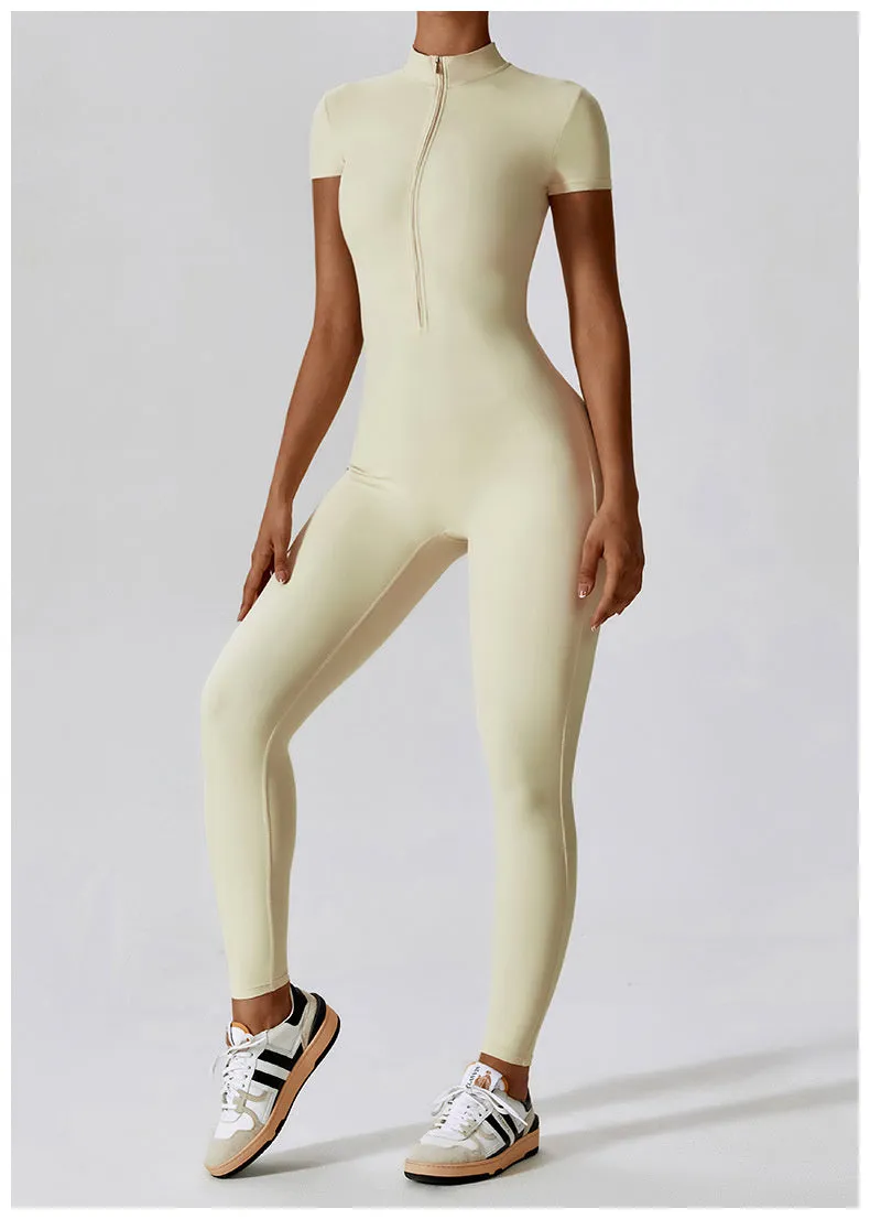 Super Sculpt Short Sleeve Jumpsuit