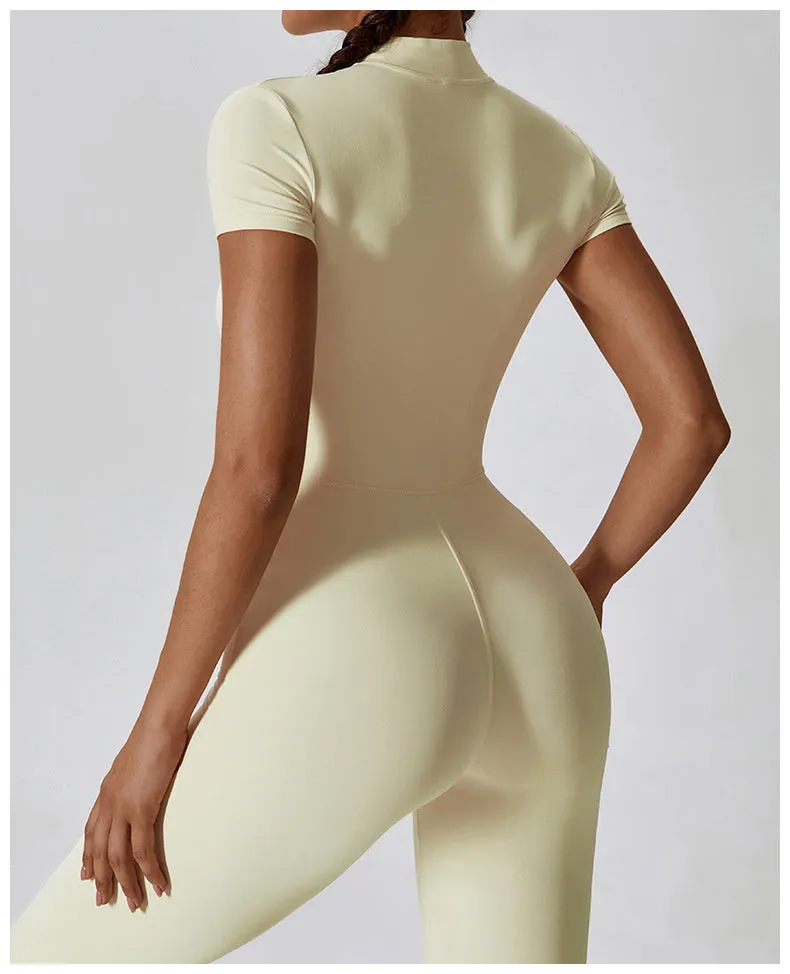 Super Sculpt Short Sleeve Jumpsuit