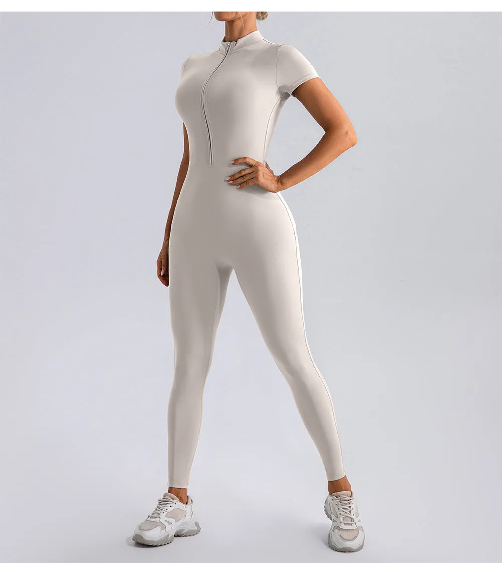 Super Sculpt Short Sleeve Jumpsuit