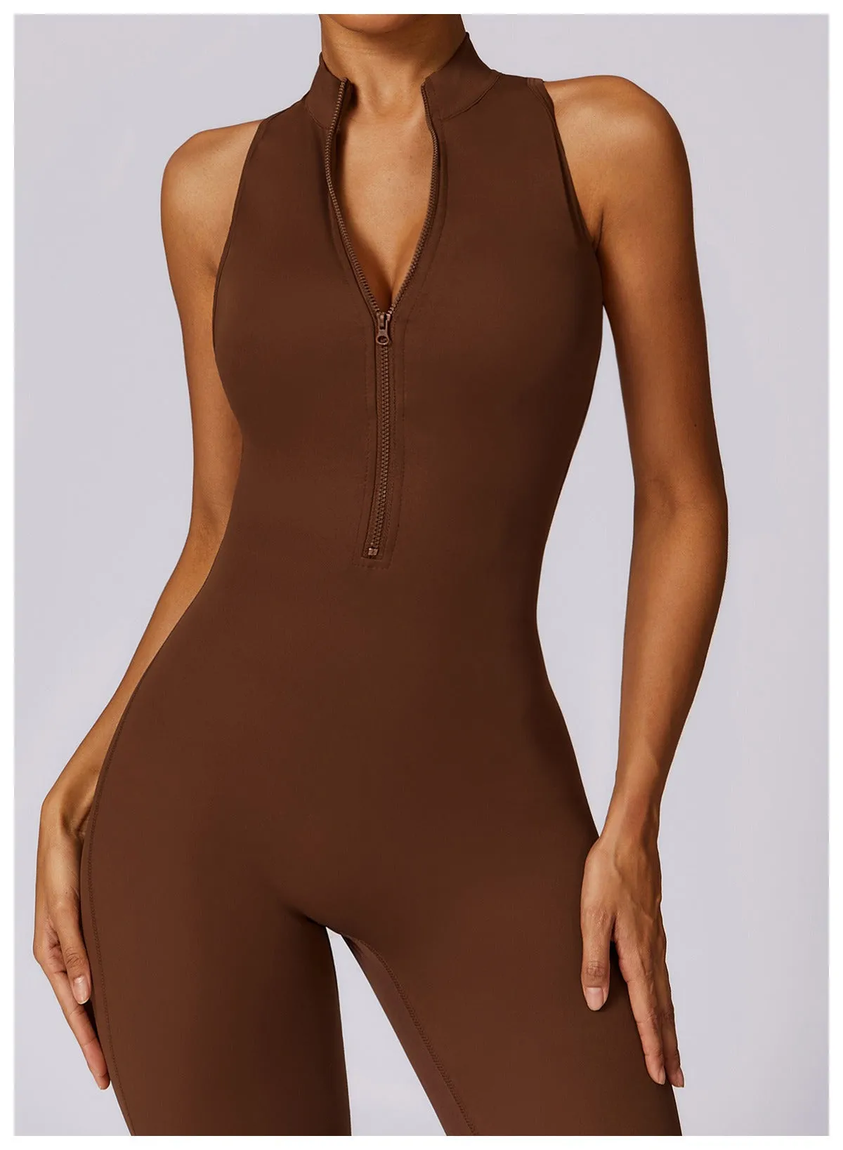 Super Sculpt V Back Jumpsuit