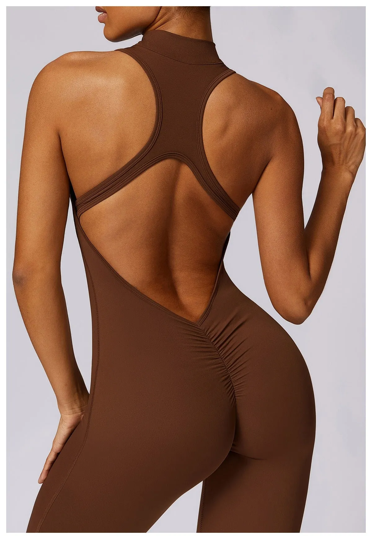 Super Sculpt V Back Jumpsuit