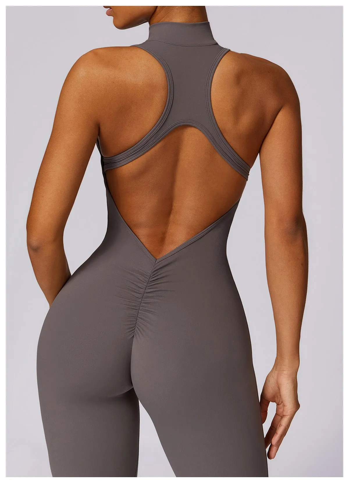 Super Sculpt V Back Jumpsuit
