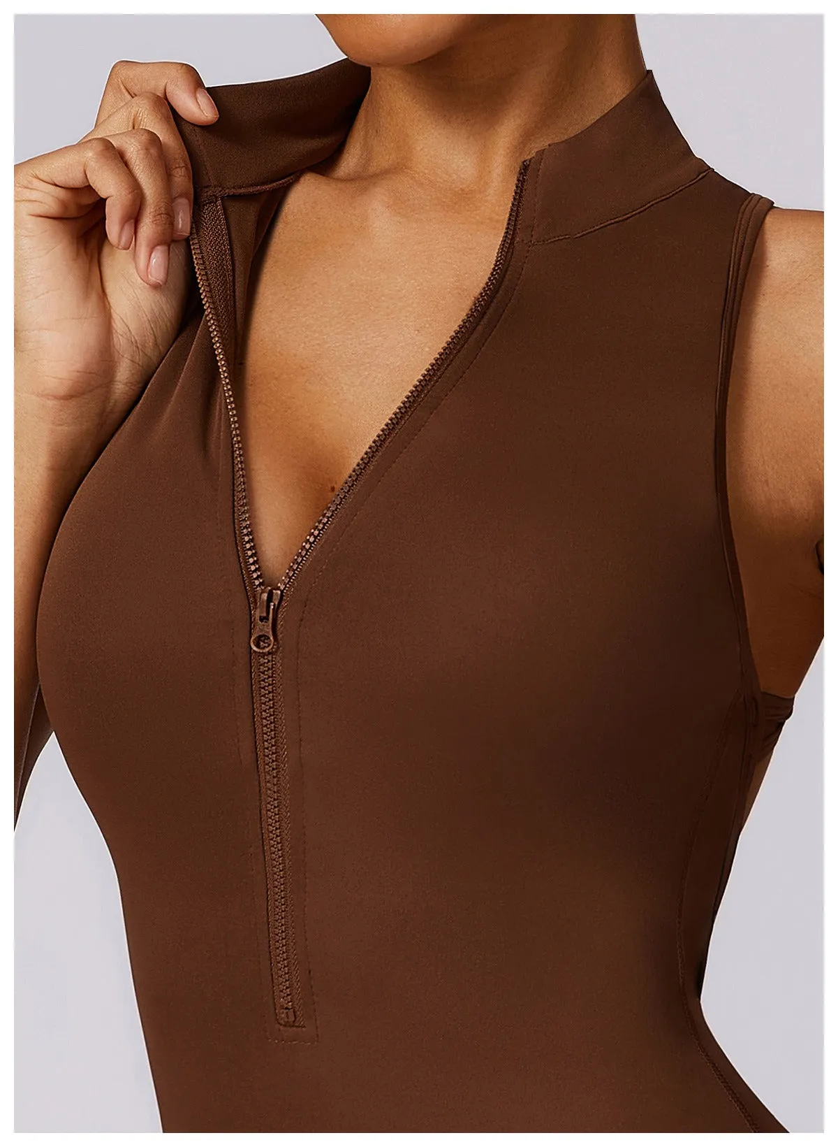 Super Sculpt V Back Jumpsuit