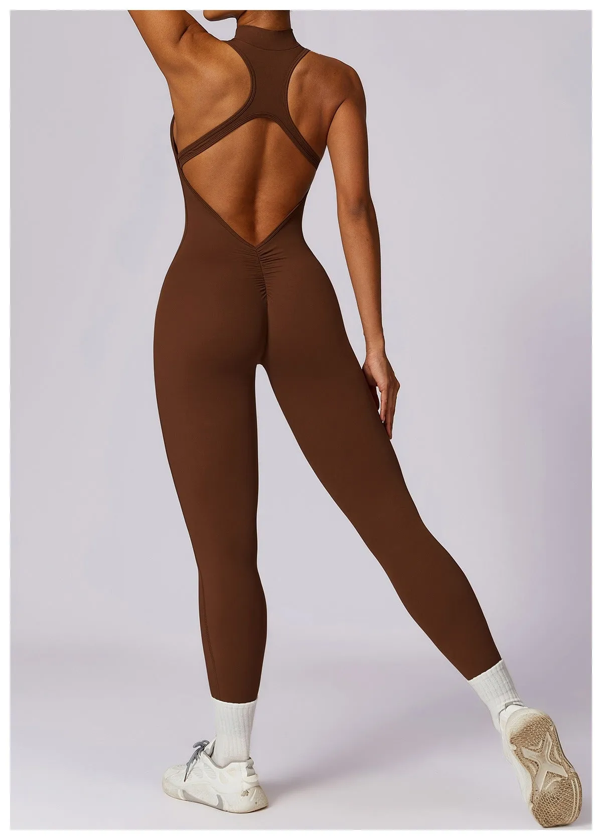 Super Sculpt V Back Jumpsuit