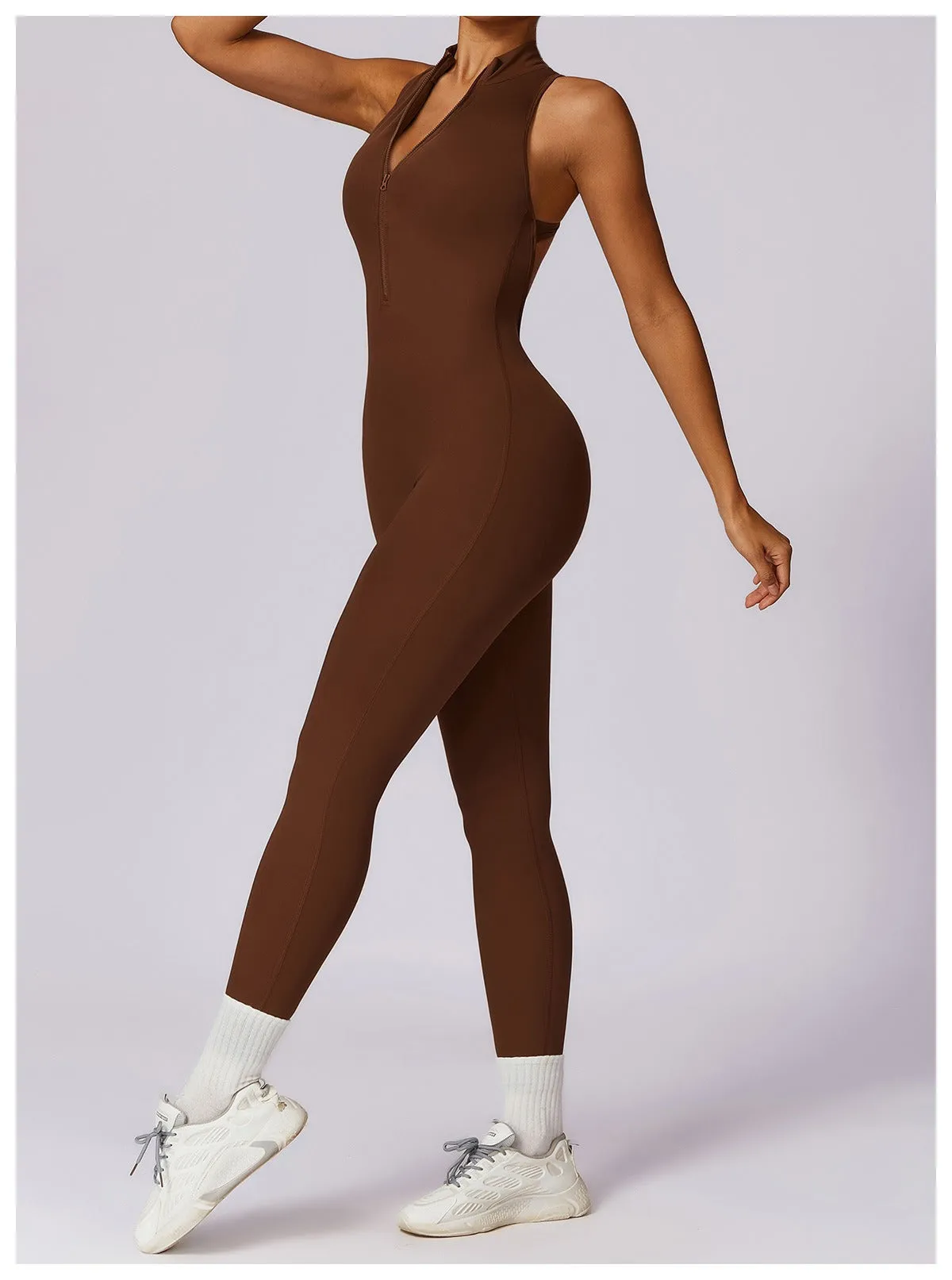 Super Sculpt V Back Jumpsuit