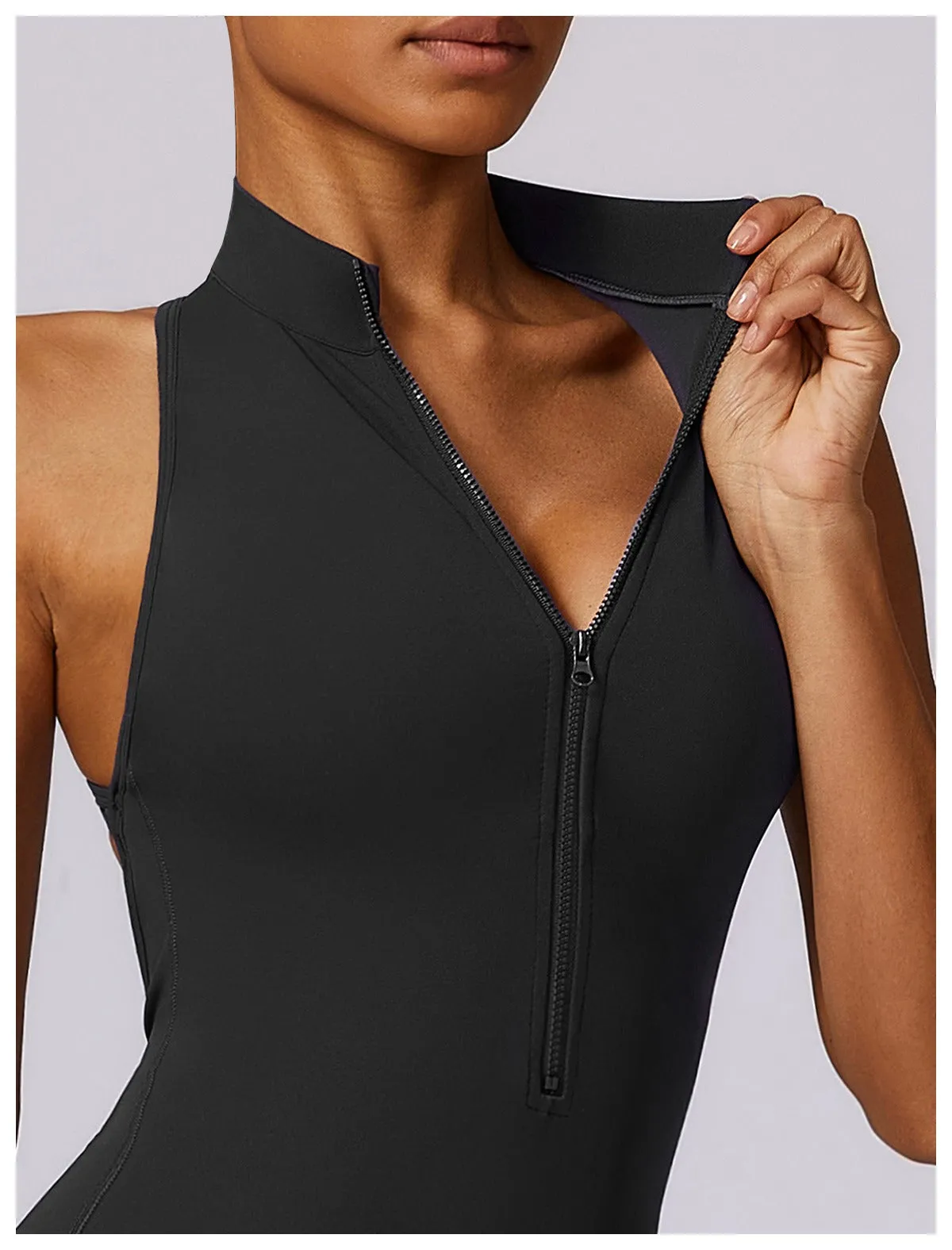 Super Sculpt V Back Jumpsuit