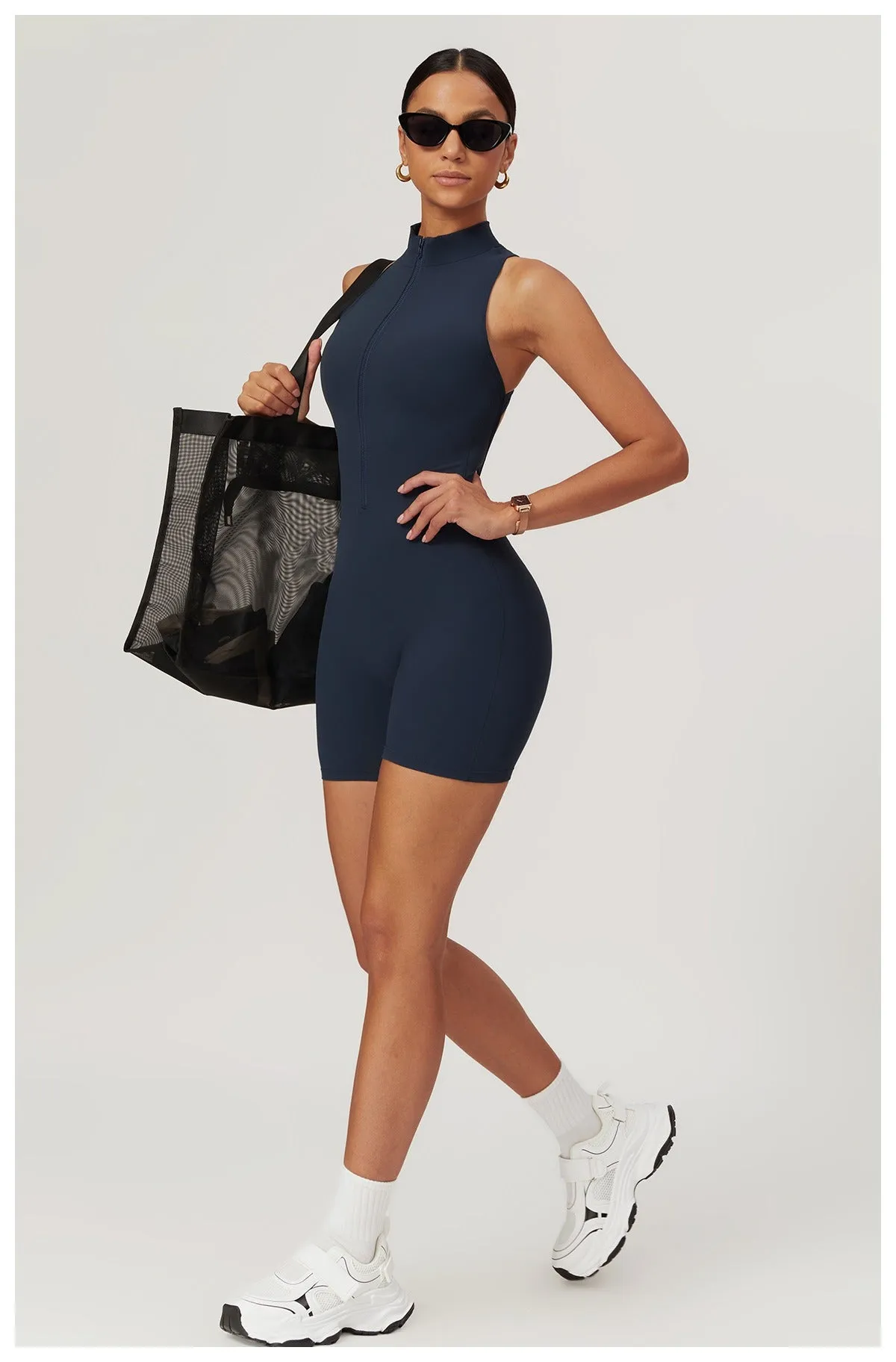 Super Sculpt V Back Romper