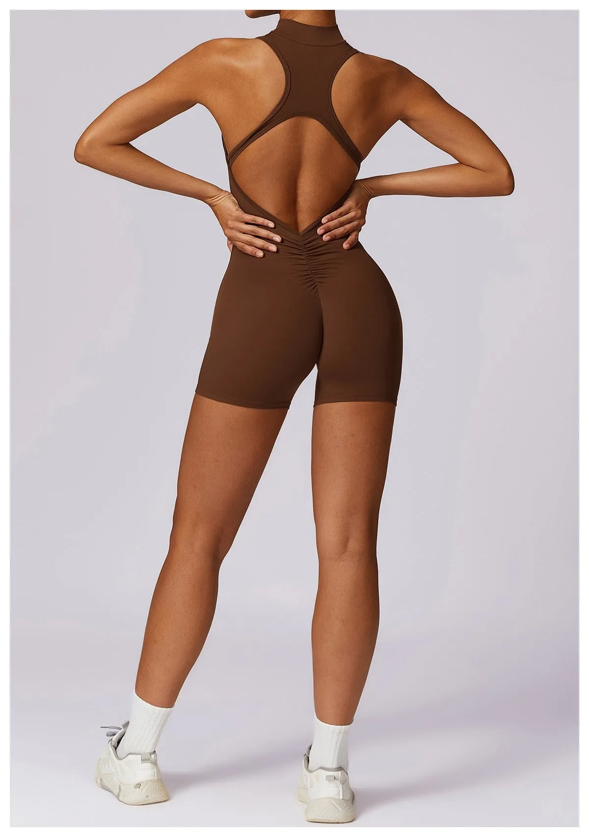 Super Sculpt V Back Romper