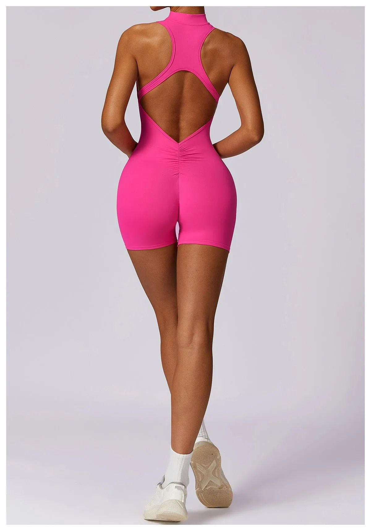 Super Sculpt V Back Romper