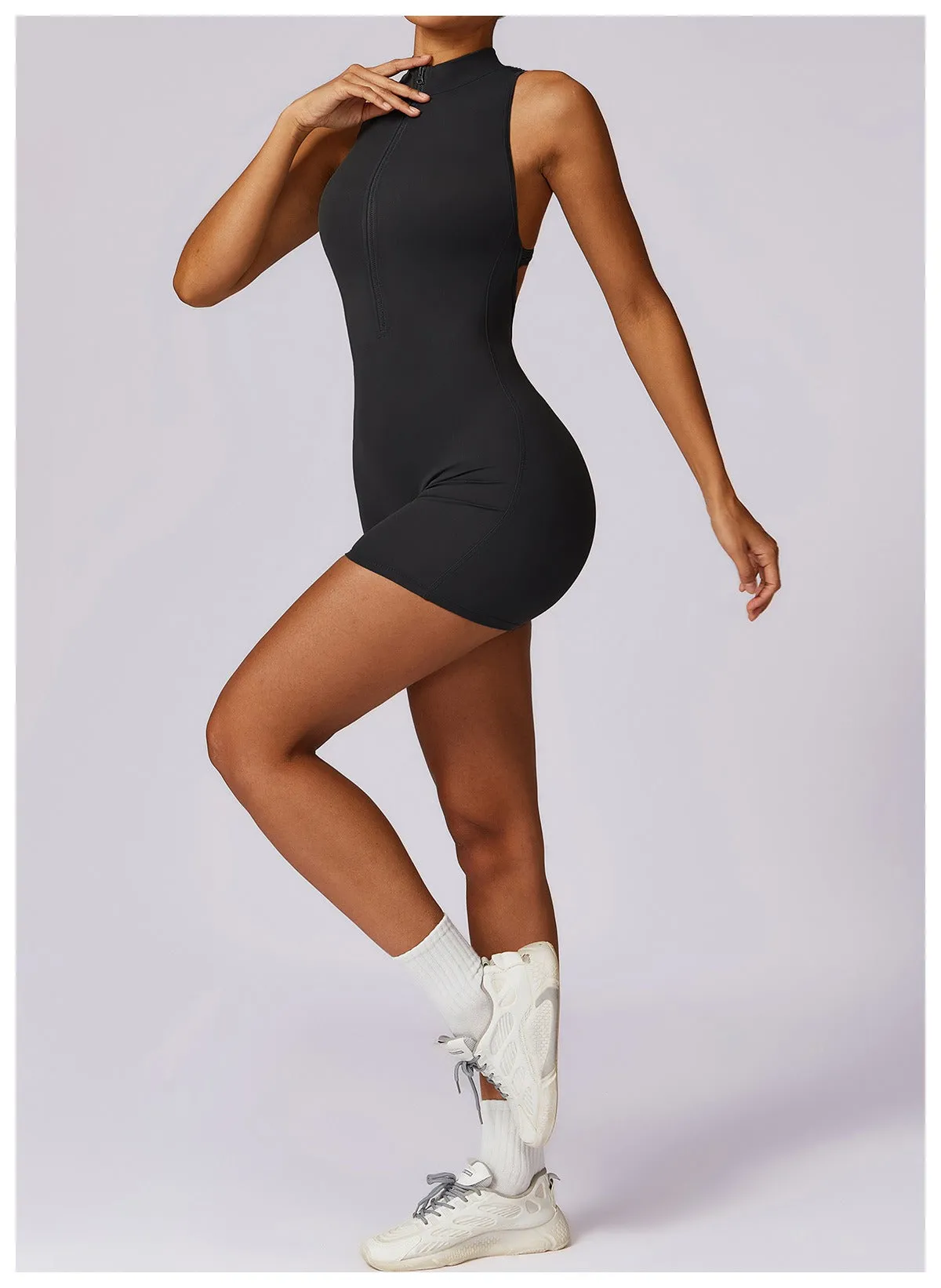 Super Sculpt V Back Romper