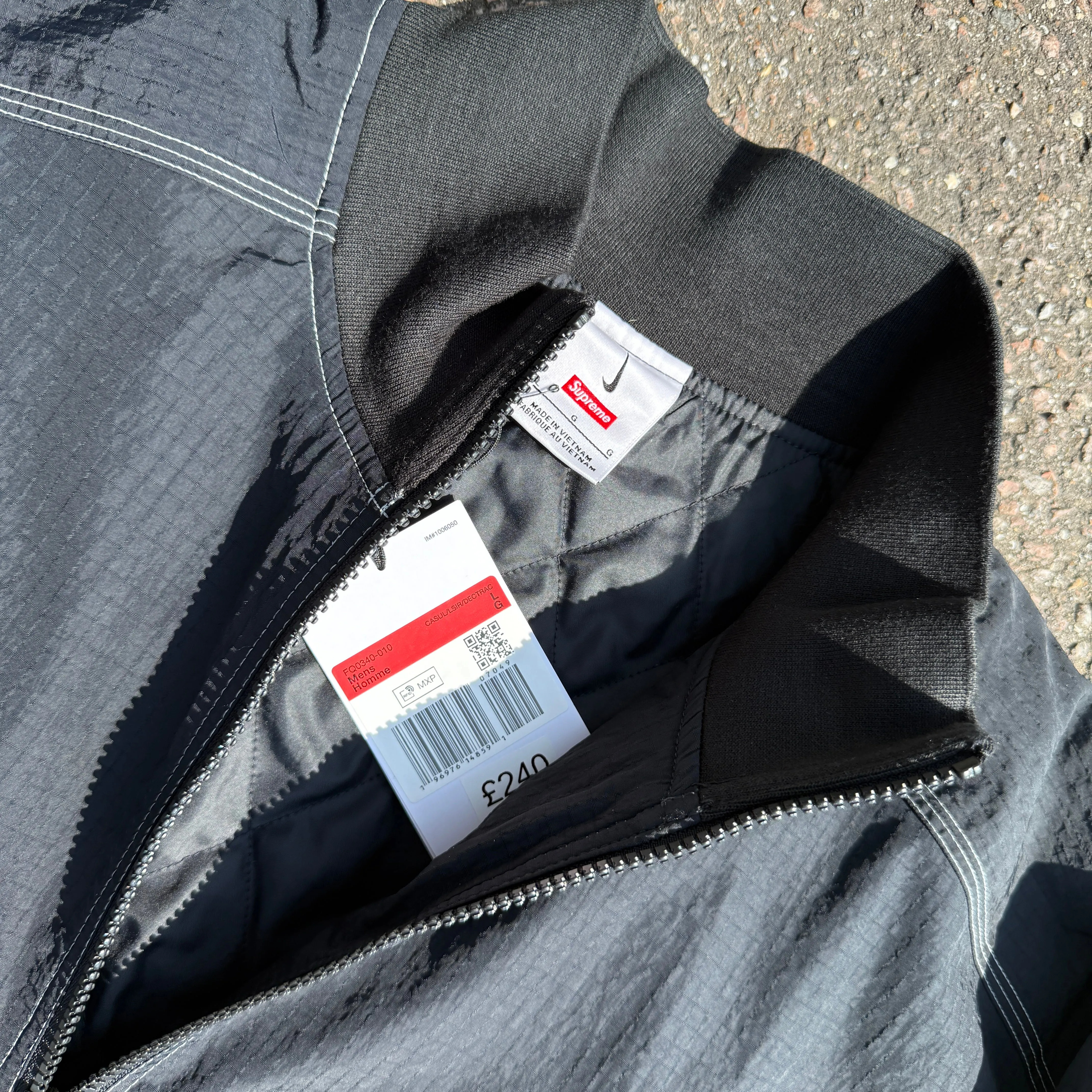 Supreme SS24 x Nike Ripstop Jacket Black