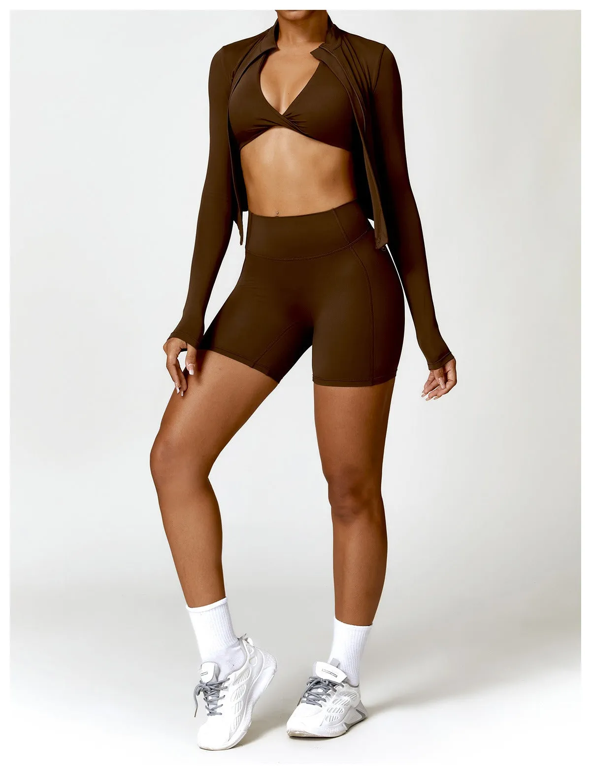 Supreme Zip Top & Shorts Set