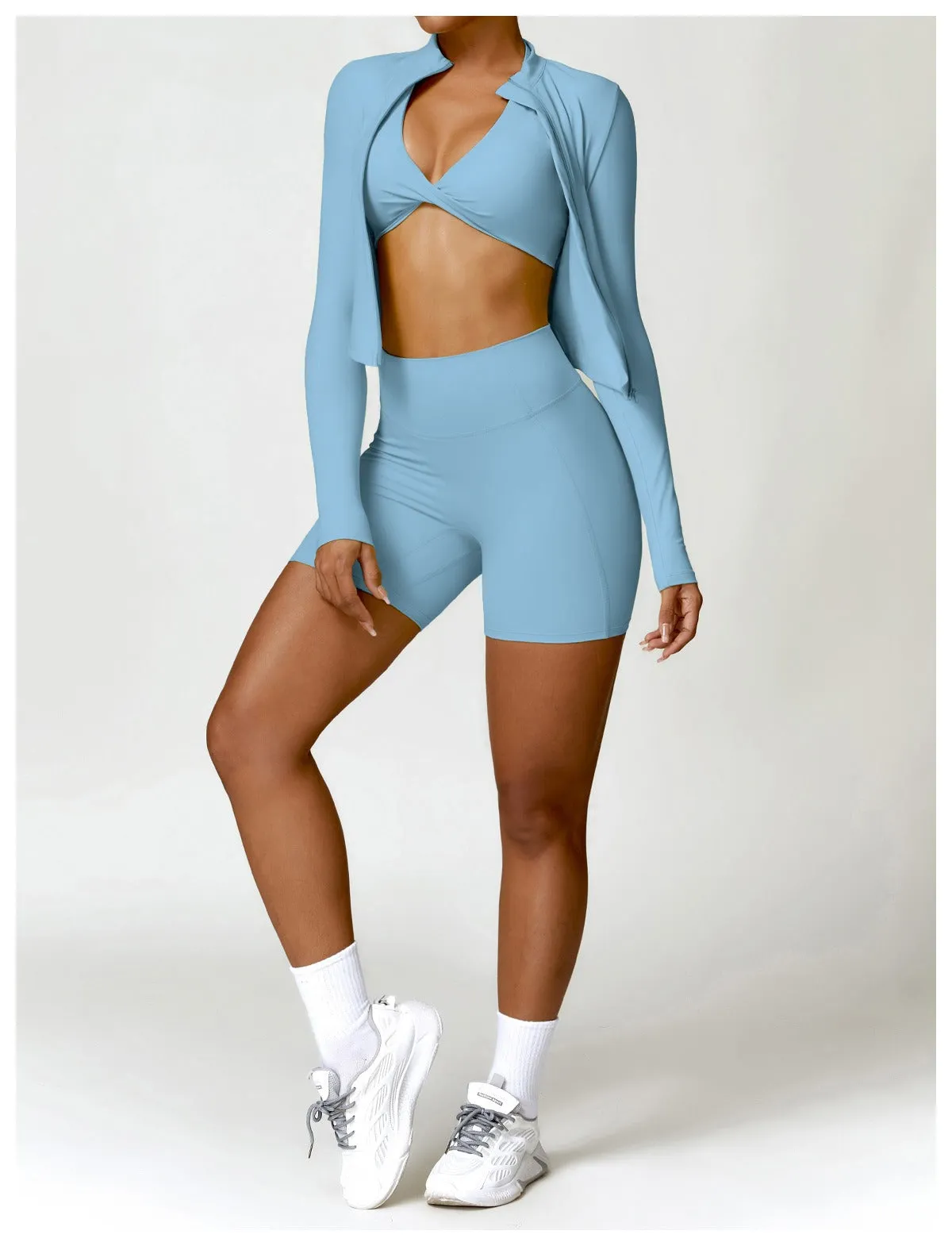 Supreme Zip Top & Shorts Set