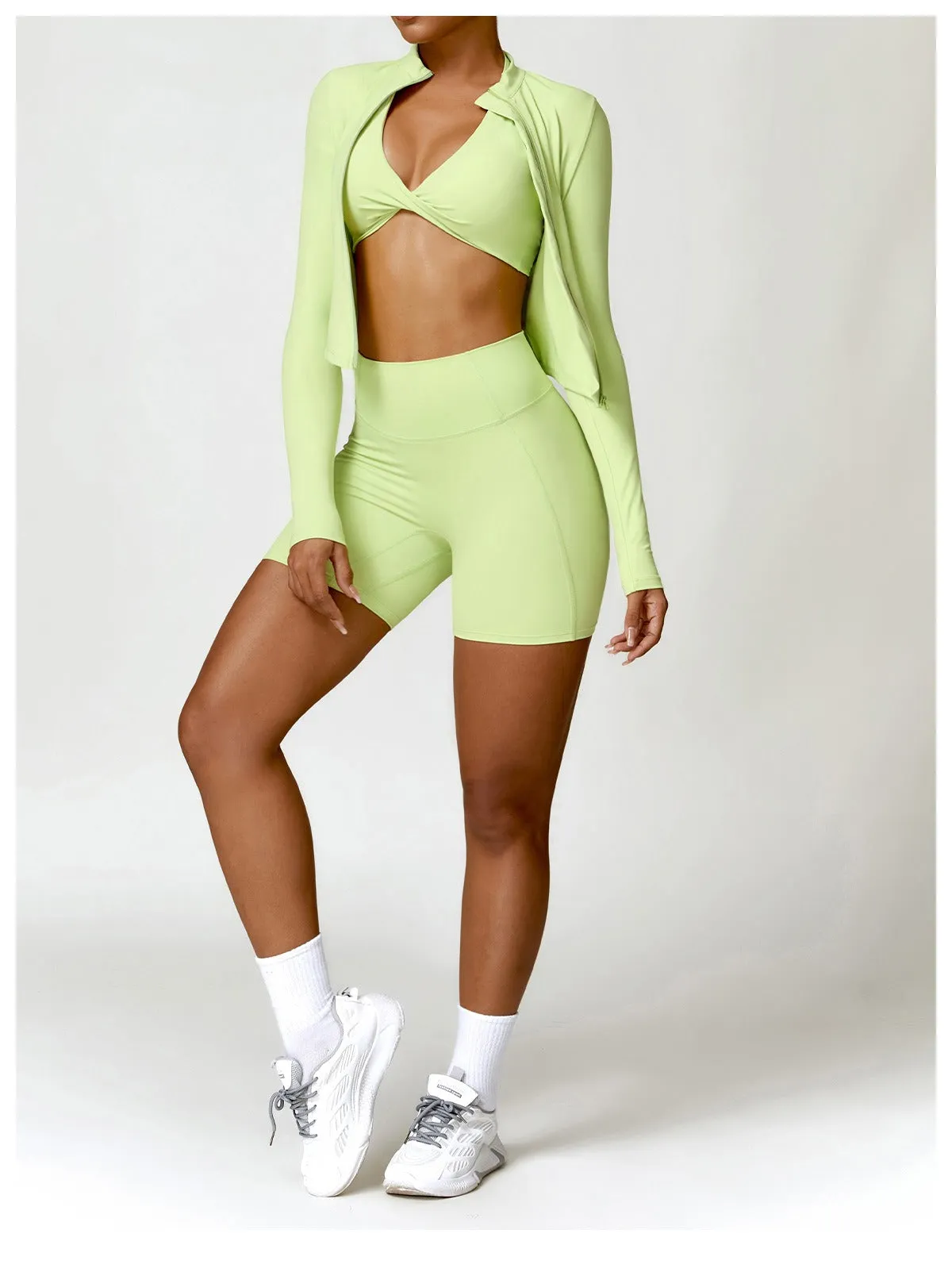 Supreme Zip Top & Shorts Set