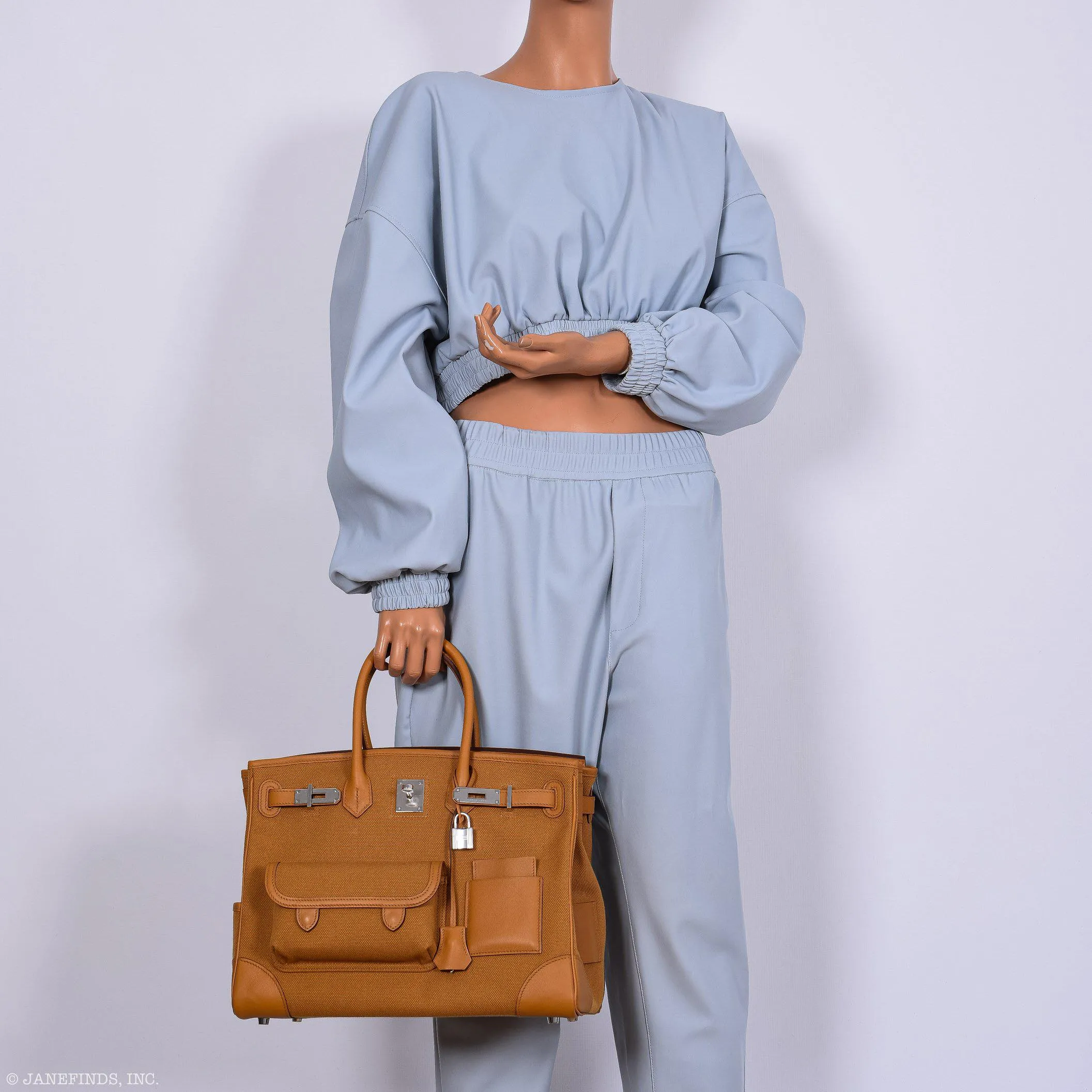Swift Birkin Hermes Performance-driven - Hardware Sesame Cargo Z Palladium Canvas & 2021, Extensive range 35