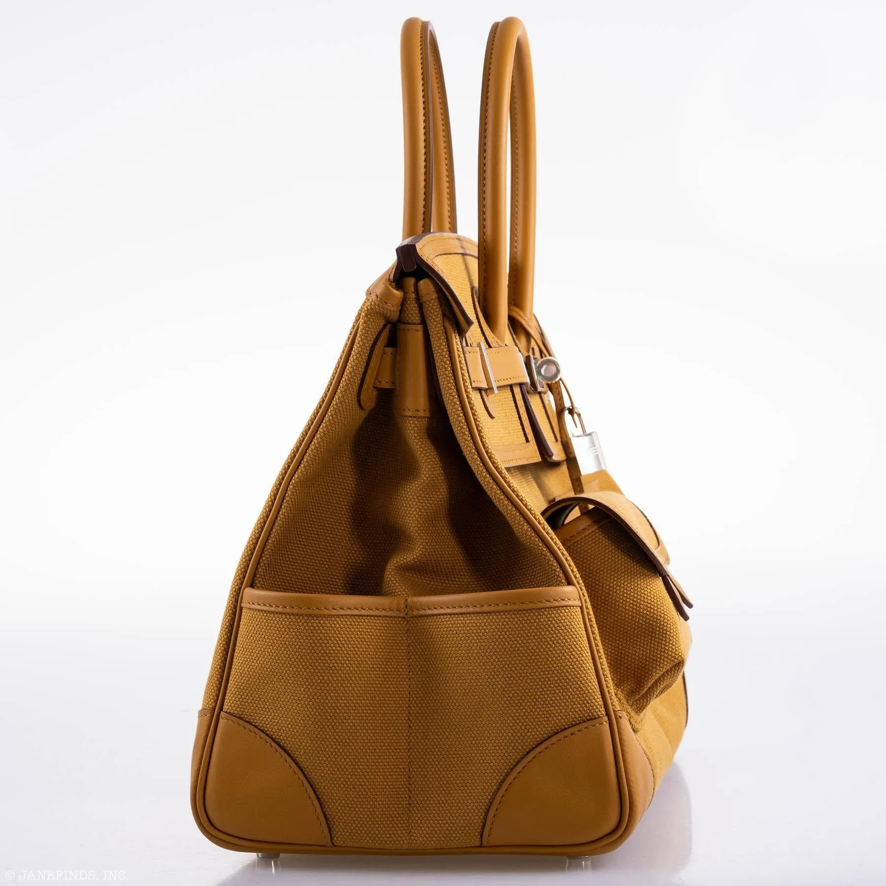 Swift Birkin Hermes Performance-driven - Hardware Sesame Cargo Z Palladium Canvas & 2021, Extensive range 35
