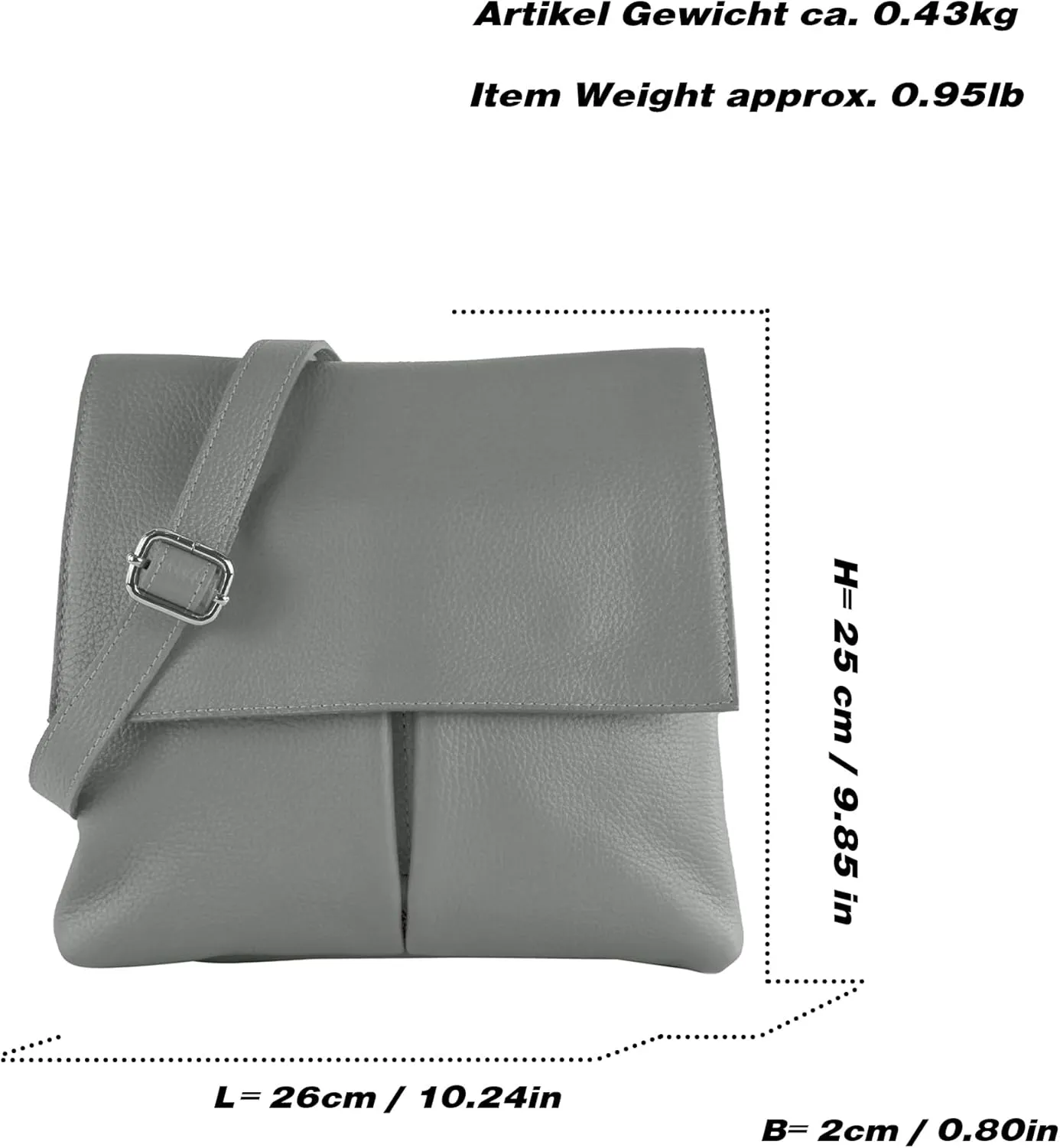 T63LEDER - Women's leather shoulder bag