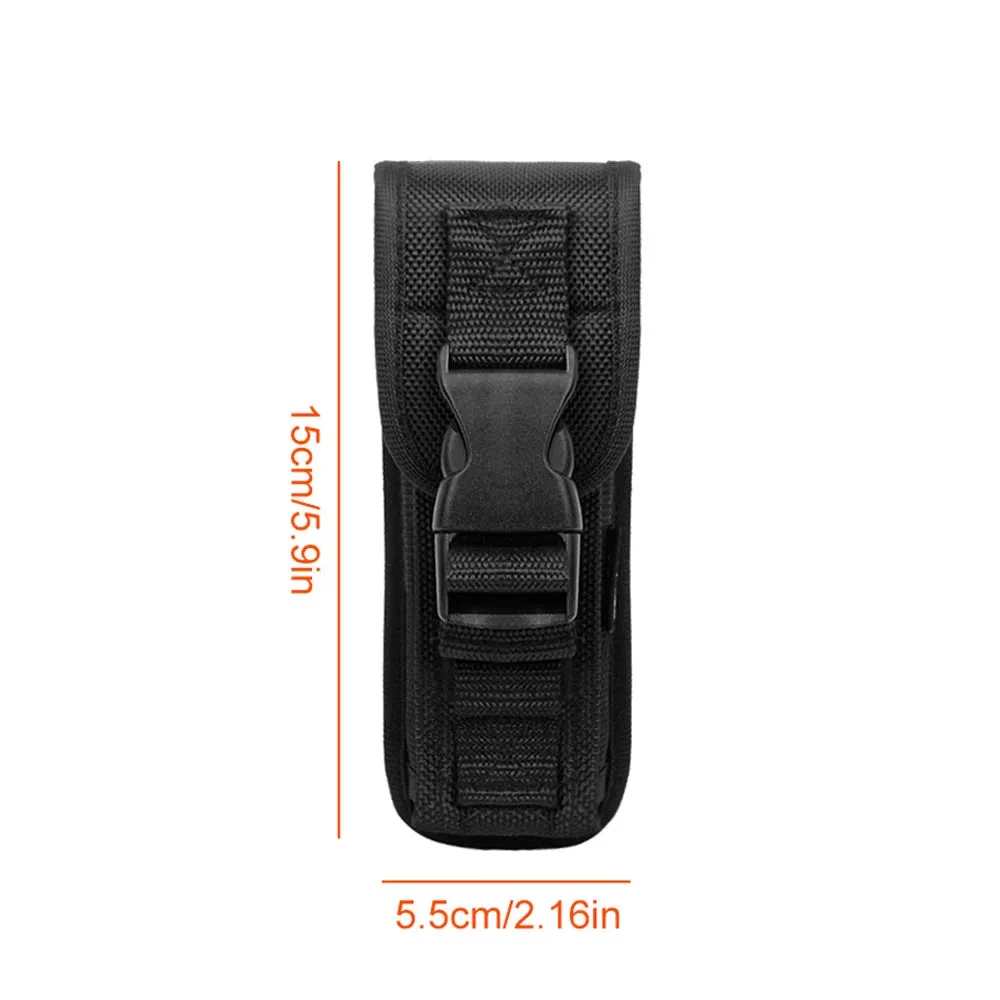 Tactical Molle Flashligtht Holster Military LED Torch Light Carry Bag Outdoor EDC Tools Waist Pack Hunting Camping Small Pocket