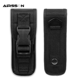 Tactical Molle Flashligtht Holster Military LED Torch Light Carry Bag Outdoor EDC Tools Waist Pack Hunting Camping Small Pocket
