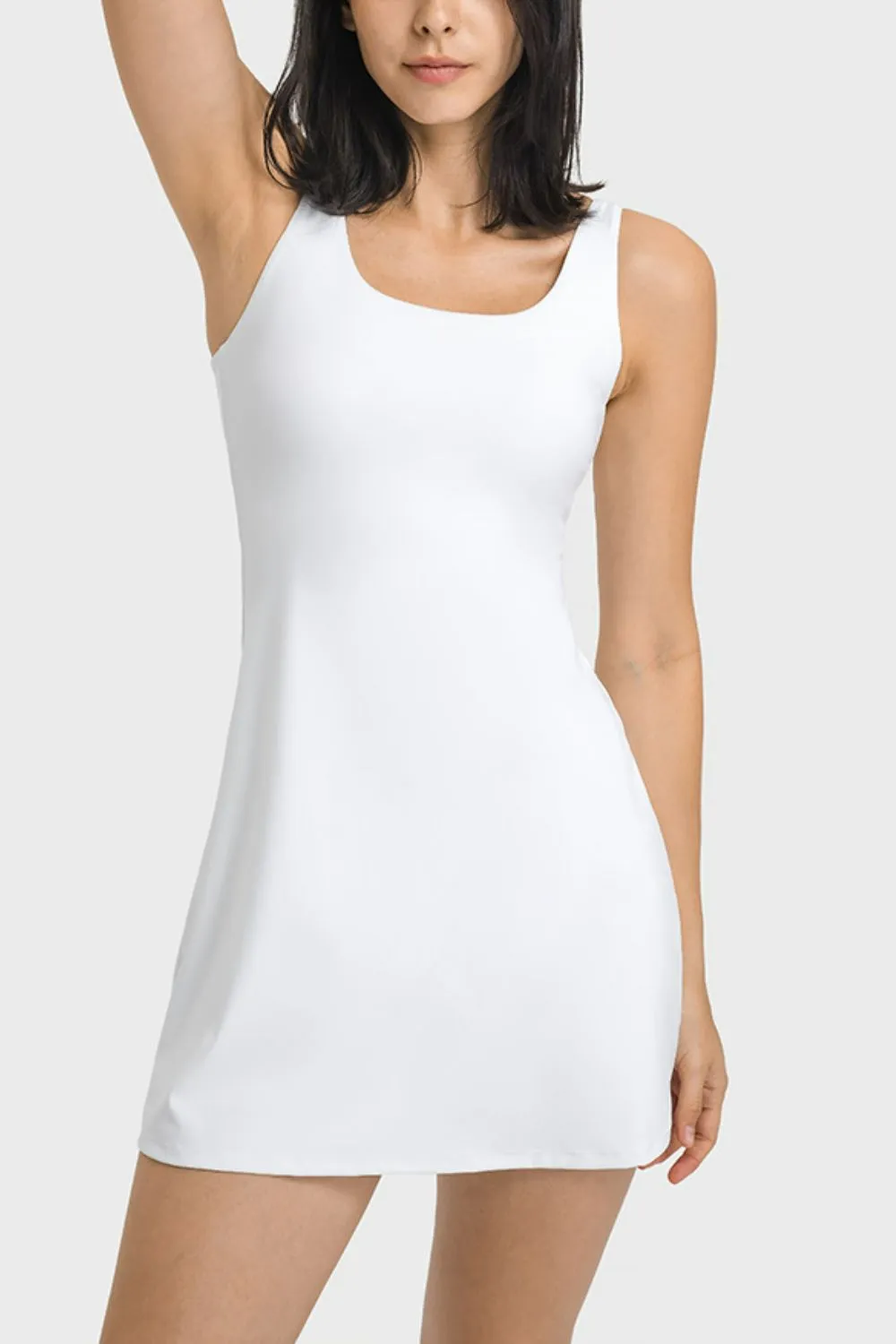 Tank Dress with Pocketed Bottoms