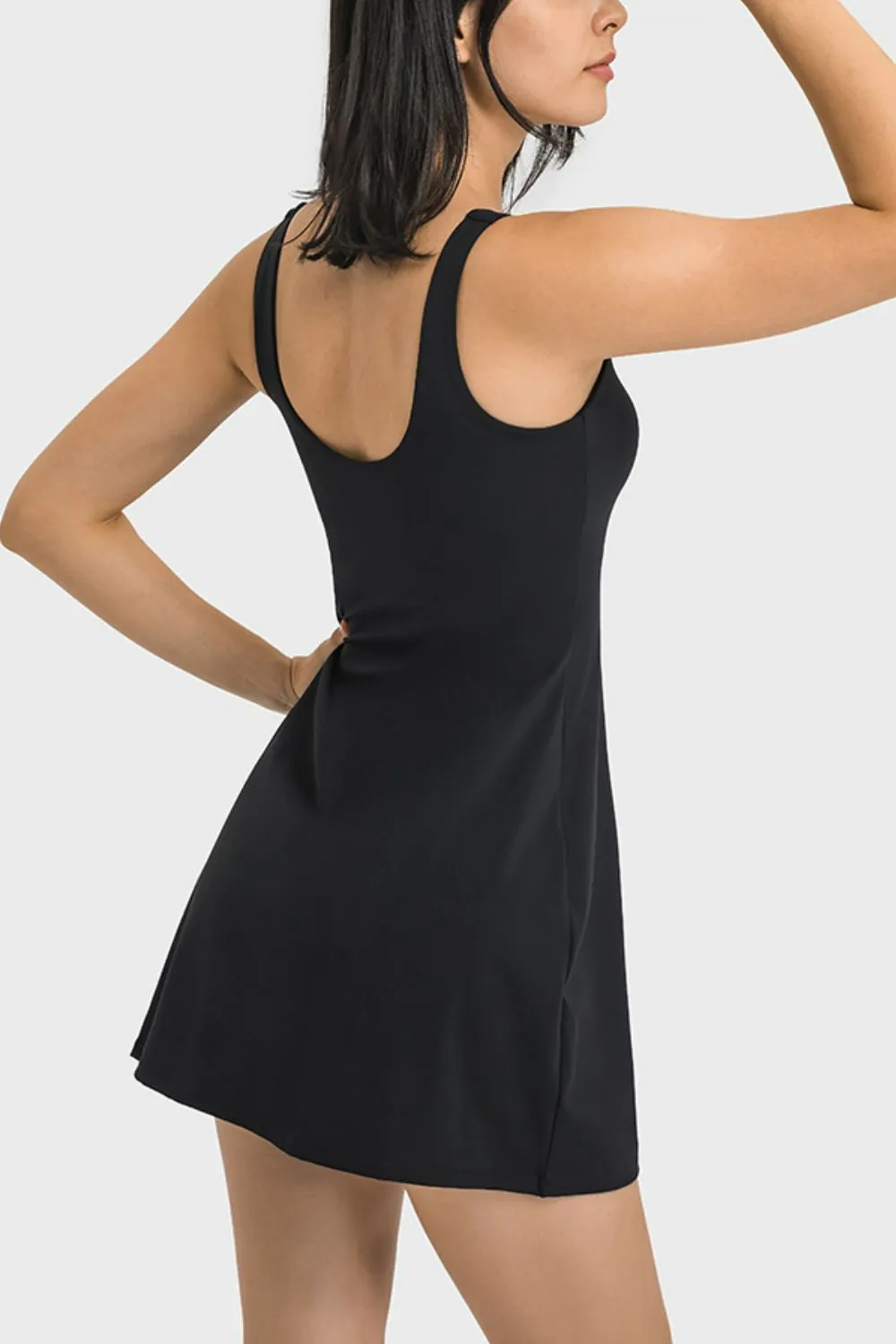 Tank Dress with Pocketed Bottoms