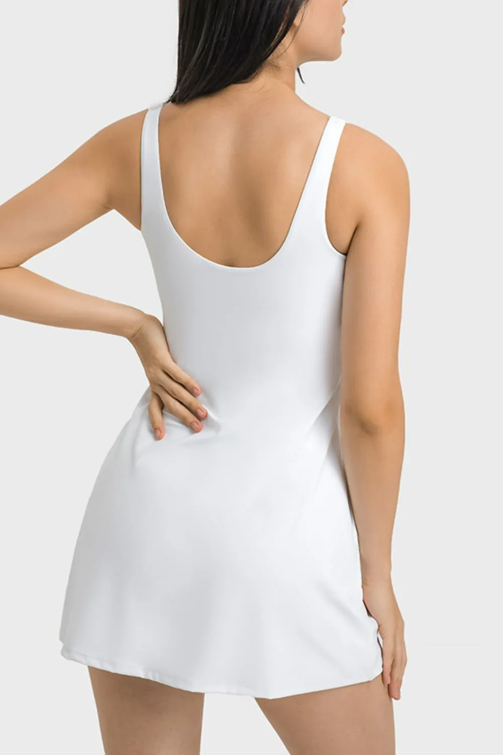 Tank Dress with Pocketed Bottoms