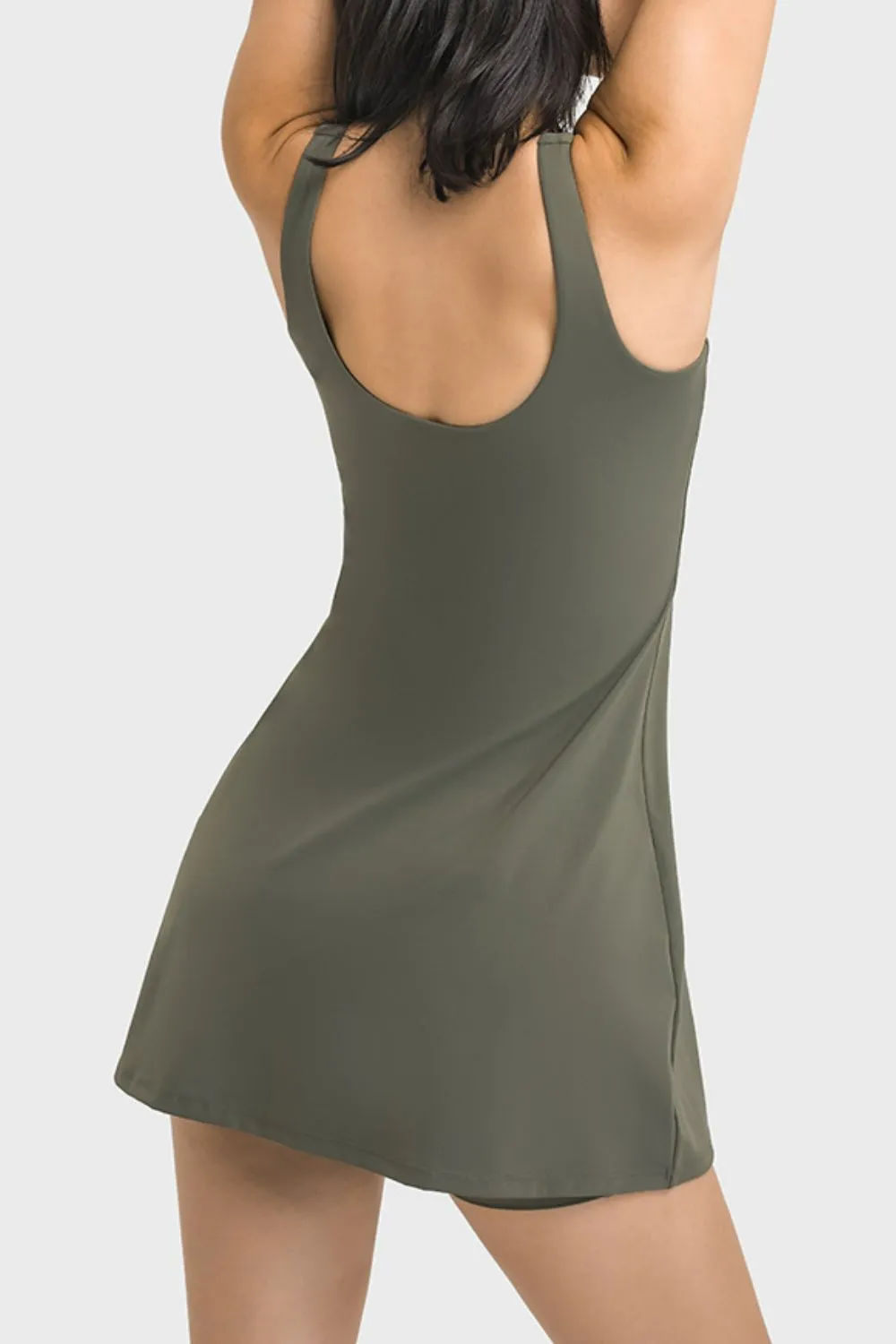 Tank Dress with Pocketed Bottoms