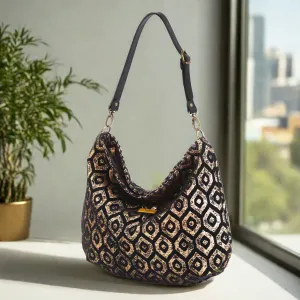 The Gold Metallic Hobo Bag