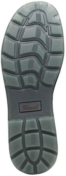 Thorogood Thoro-Flex Black Slip-On Safety Toe Work Shoes for Men and Women - Full-Grain Leather Upper with Cushioning Footbed and Slip-, Oil-, and Puncture-Resistant Outsole