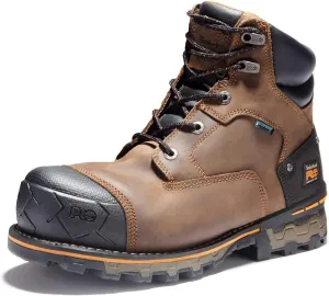 Timberland PRO Men's Boondock 6 Inch Composite Safety Toe Waterproof Industrial Work Boot, Brown, 11.5