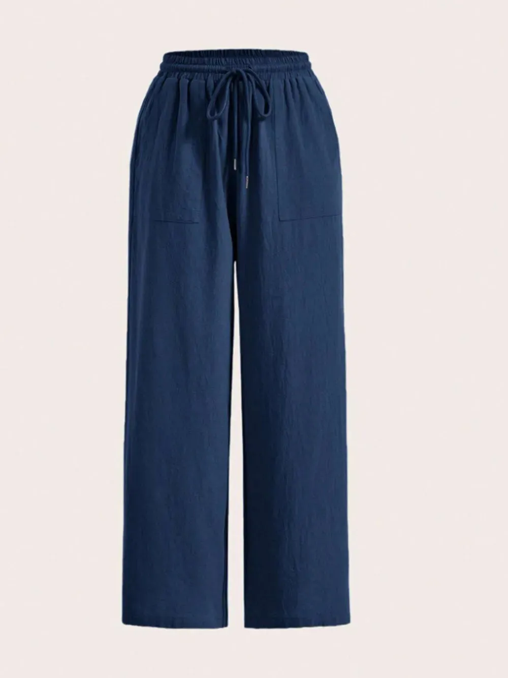 Timely delivery Pants Wide Leg Drawstring Cutting-edge software