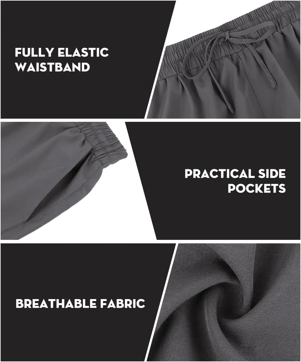 TIYOMI Plus Size Shorts for Women Drawstring Pants Elastic Waist Pocketed Summer Shorts XL-5XL