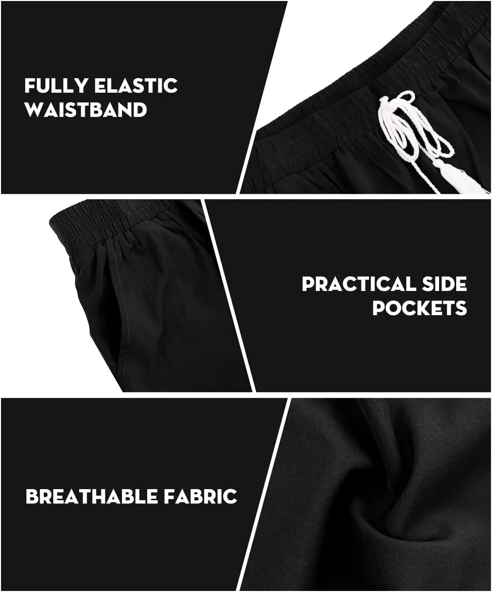 TIYOMI Plus Size Shorts for Women Drawstring Pants Elastic Waist Pocketed Summer Shorts XL-5XL
