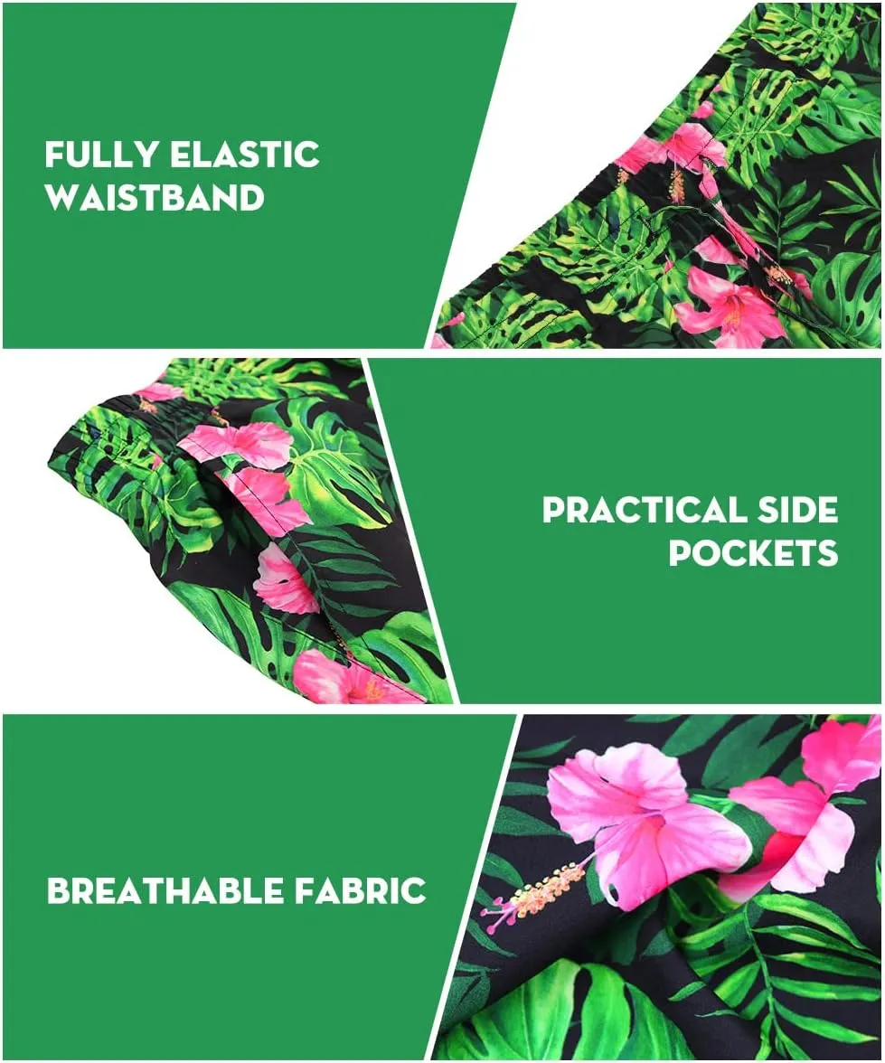 TIYOMI Plus Size Shorts for Women Drawstring Pants Elastic Waist Pocketed Summer Shorts XL-5XL