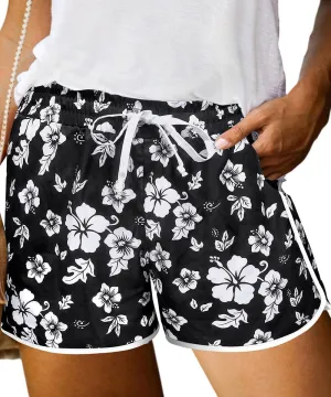 TIYOMI Plus Size Shorts for Women Drawstring Pants Elastic Waist Pocketed Summer Shorts XL-5XL