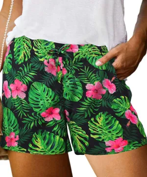 TIYOMI Plus Size Shorts for Women Drawstring Pants Elastic Waist Pocketed Summer Shorts XL-5XL