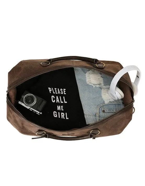 Tosca Waxed Canvas Duffle Bag