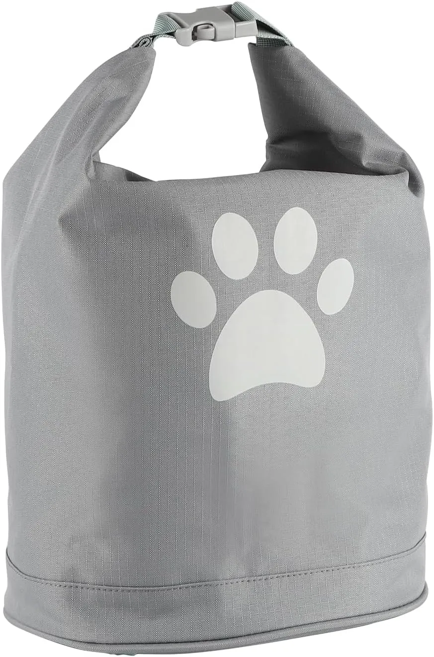 Travel Dog Food Container 10Lbs,Dog Food Travel Bag,Waterproof Dog Food Bag,Reusable Dog Travel Kibble Container,Roll Top Pet Food Bag,Dog Camping Essentials