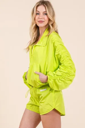 Travel-Ready Packable Shorts with Zipper Detail For Women – Breathable Lightweight Mini Pocket Quick-Dry Nylon Shorts for Outdoor Style