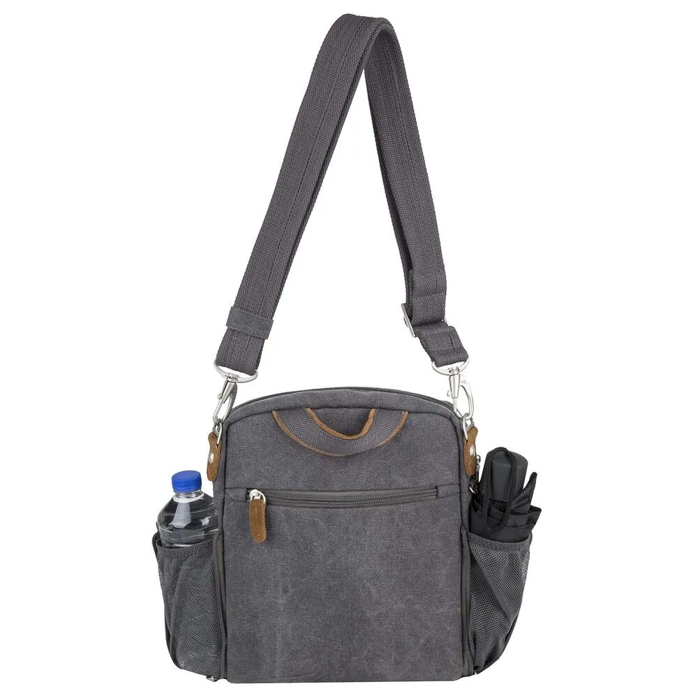 Travelon Anti-Theft Heritage Tour Bag, Pewter (Gray) - 33074 540