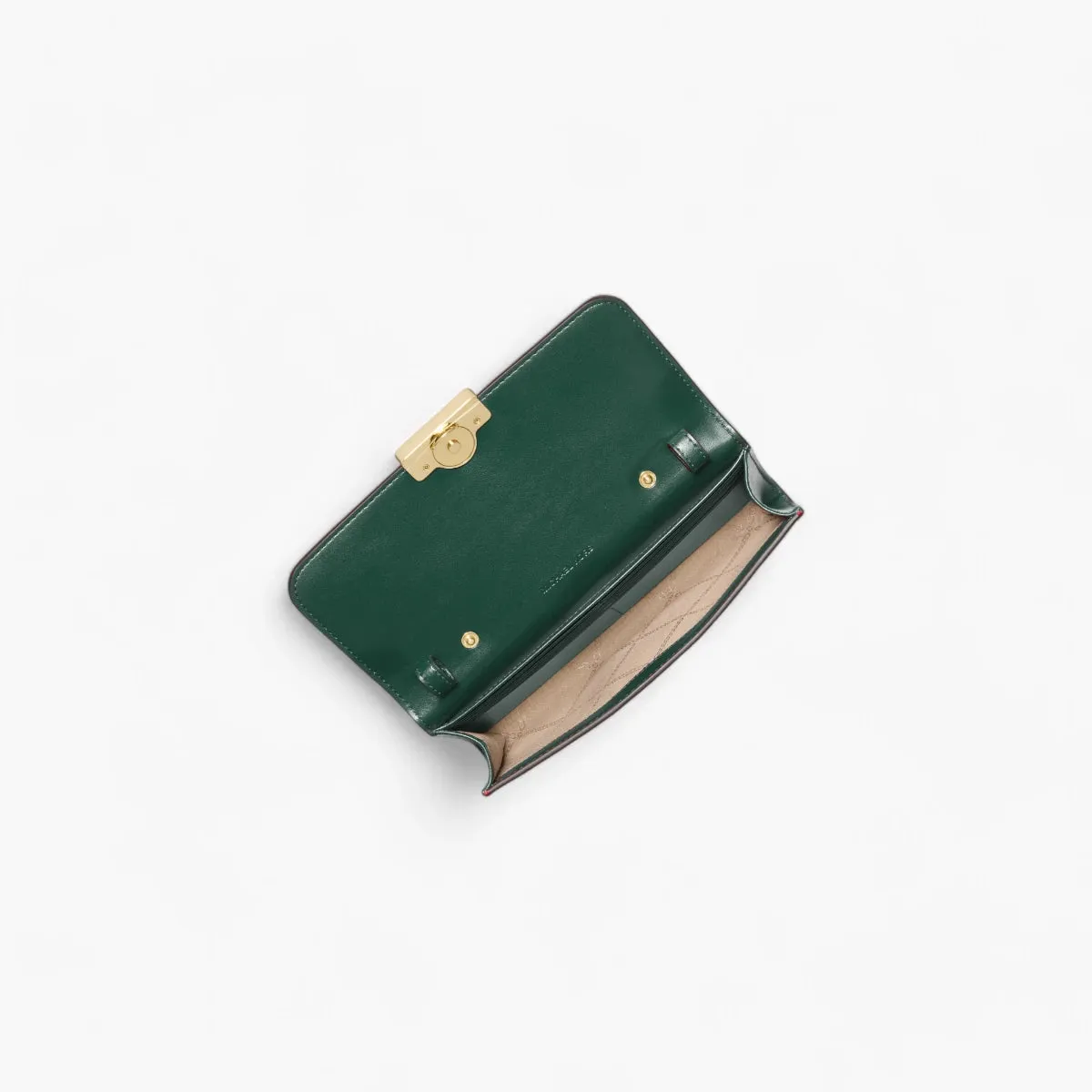 Tribeca Large Crocodile Embossed Leather Convertible Crossbody Bag