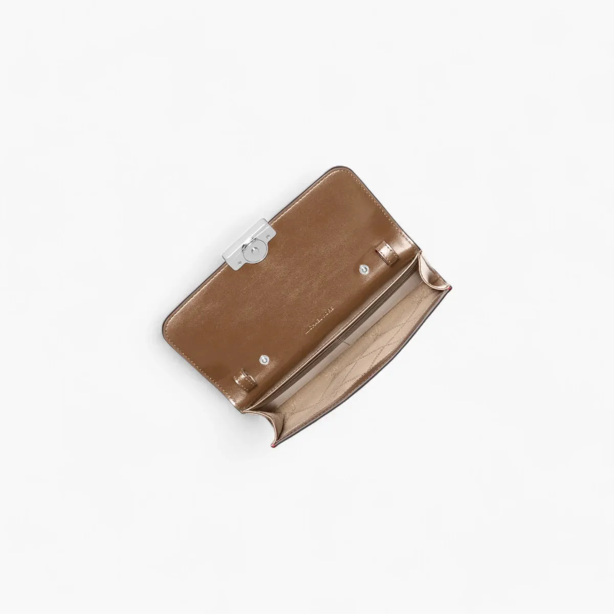 Tribeca Large Crocodile Embossed Leather Convertible Crossbody Bag
